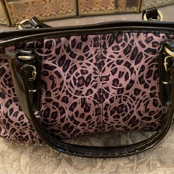 Vintage Coach Leopard Print Bag - Picture 5 of 8